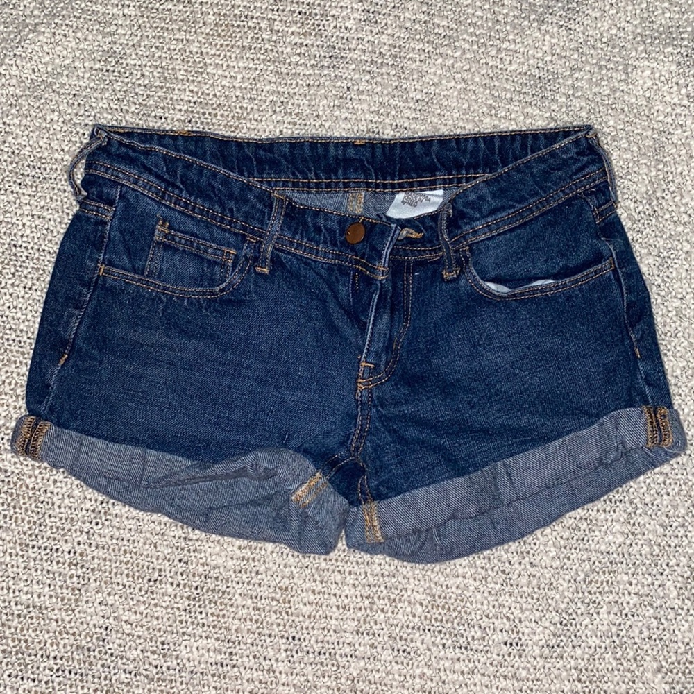 Denim shorts